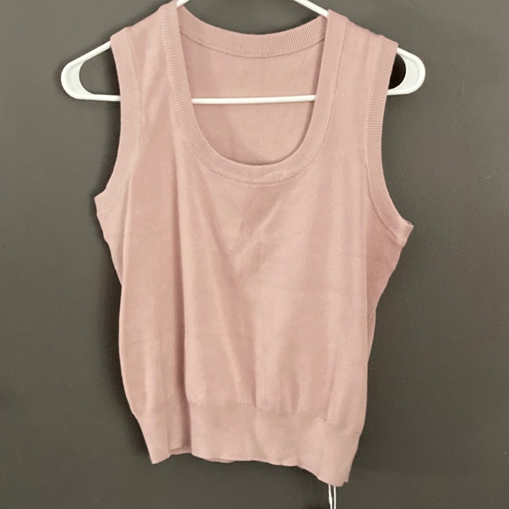 Saodimallsu size small khaki colored NWT vest no flaws